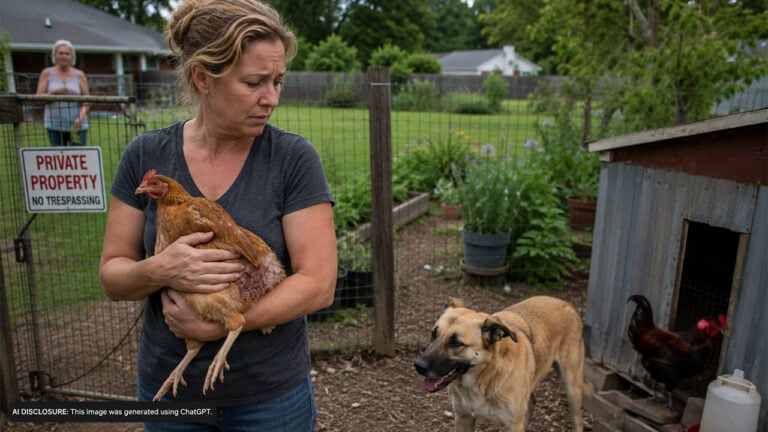 A Neighbor’s Loose Dog Chased and Bit a Homeowner’s Chicken on Her Own Property — Then She Realized It Took Another Chicken Last Year