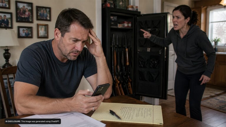 A North Carolina Man Says His Wife Repeatedly Threatens a False Abuse Report — But Her Real Goal Is Getting His Guns Confiscated