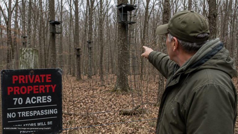A Pennsylvania Landowner Posted All 70 Acres of His Hunting Property — Then Found Multiple Trespassers’ Ladder Stands in the Woods
