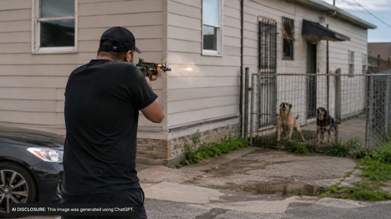 A San Antonio Man Told Two Barking Dogs to Shut Up and Fired a Rifle — Then Police Say Surveillance Video Identified Him