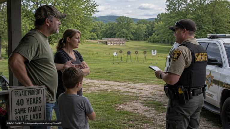 A Tennessee Family Has Owned Their Land for 40 Years — But New Neighbors Called Police on Them Three Days Straight Over Legal Gunfire