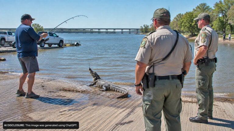 A Texas Catfish Angler Accidentally Reeled In an Alligator at Lake Arlington — Then Game Wardens Fined Him for What He Did Next