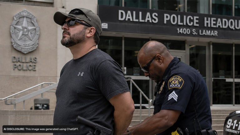A Texas Man Openly Carried a Silenced Pistol Into Dallas Police Headquarters — Then Was Arrested for Jaywalking and Stripped of His Gun
