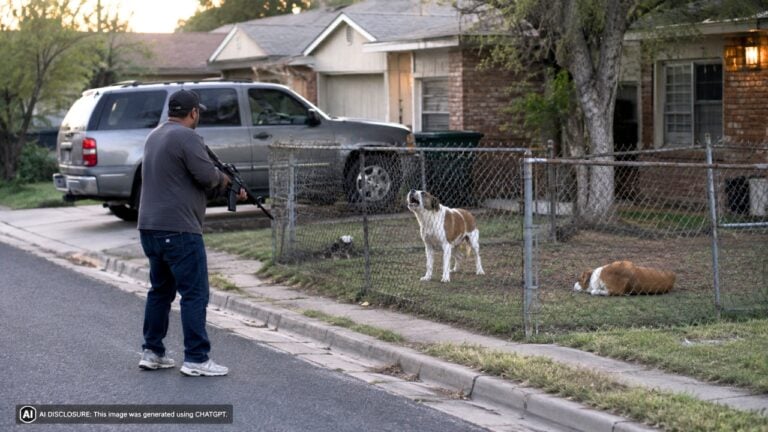 A Texas Man Walked Up To His Neighbor’s Barking Dogs And Told Them To ‘Shut Up’ — Then He Shot One With A Rifle