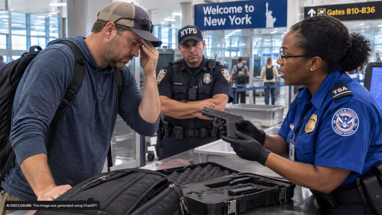 A Traveler Brings His Legally Owned Handgun Through a New York Airport — Then Learns the State’s Gun Laws Don’t Work Like He Thought