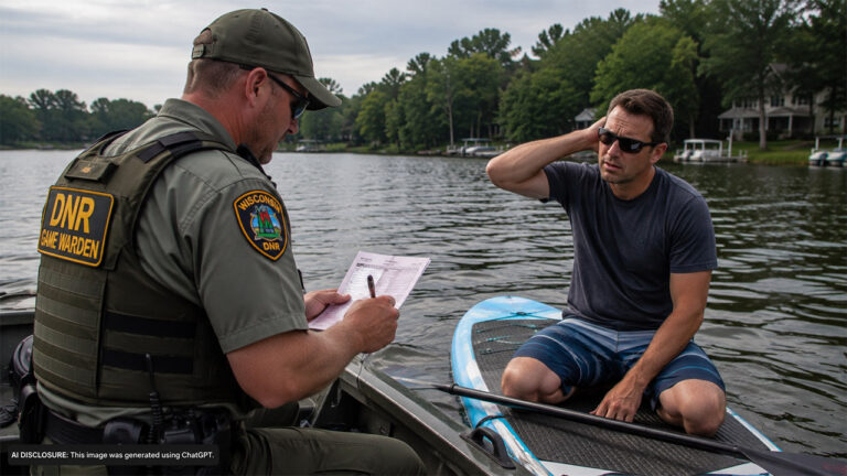 A Wisconsin Paddleboarder Was Pulled From the Water by a DNR Game Warden — Then Cited $232 for Not Wearing a Life Jacket