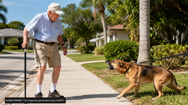 An 85-Year-Old Florida Man Says His Neighbor’s Dog Growled and Approached Him on a Walk — Then He Shot It and Claimed Stand Your Ground