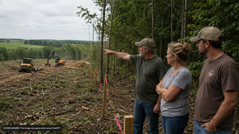An Iowa Family’s 200 Acres Is Considered Prime Deer Hunting Land — But a Landlocked Neighbor Started Logging Trees Along the Boundary