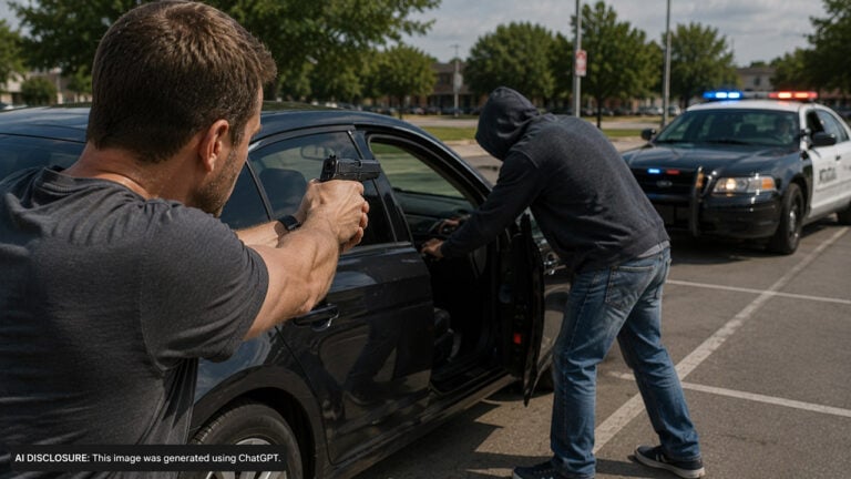 Dallas Man Draws His Legally Licensed Pistol to Stop a Thief Robbing His Car — Then Police Impound the Car and Bill Him For It