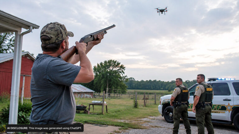 He Fired a Shotgun at a Drone Searching for a Missing Child — Then Told Deputies He Believed He Was Allowed To