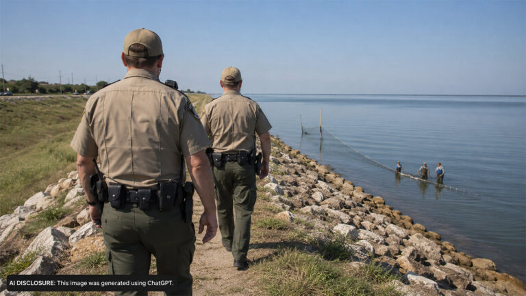 Texas Game Wardens Hiked Over a Mile to Watch Three People Tend Nets on the Texas City Dike — Then Documented About 160 Violations