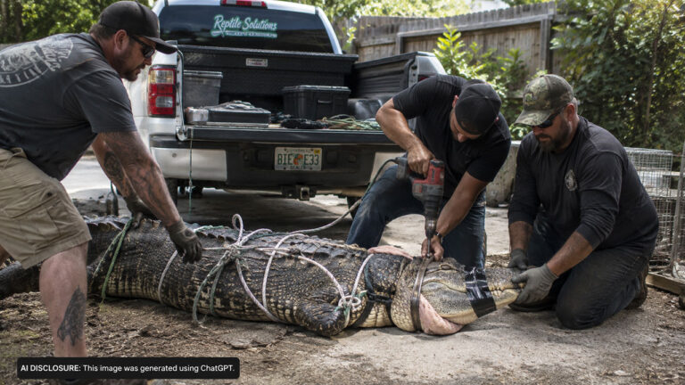 Three Men Removed the Gator a Florida Neighborhood Had Named — Then Took Her Home Alive and Killed Her With a Drill
