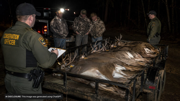 Three Saint Maries Residents Killed Seven Whitetail Bucks After Dark — Then Officers Documented 56 Separate Violations